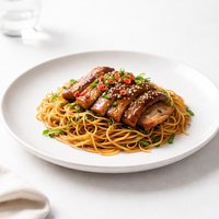 Chinese Style Mock Duck with Noodles