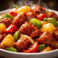 Chinese Take Out Sweet and Sour Pineapple Pork
