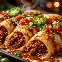 Chipotle Beef Enchiladas