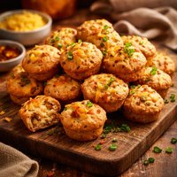 Chipotle Cheese Mini Muffins