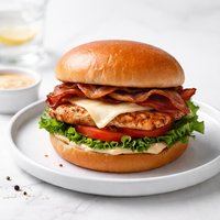 Chipotle Chicken Club Burger
