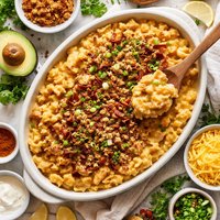 Chipotle Chicken Mac and Cheese with Bacon Bread Crumbs Rsc