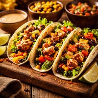 Chipotle Chicken Salad Tacos