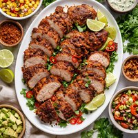 Chipotle Crusted Pork Tenderloins Can Sub Chops