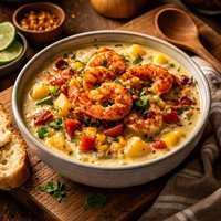 Chipotle Shrimp and Corn Chowder