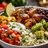 Chipotle Style Chicken Burrito Bowls
