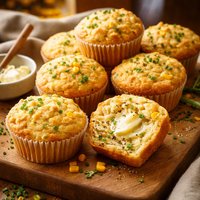 Chive Corn Muffins