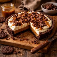Choc Ripple Caramel Tart