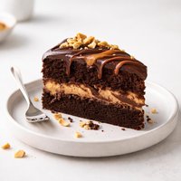 Choco Peanut Butter Swirl Cake