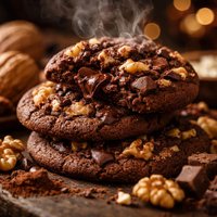 Chocolat Walnut Cookies