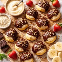 Chocolate-Covered Cream Puffs