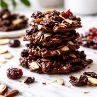 Chocolate Almond Cherry Crisps No Bake