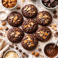 Chocolate Almond Cookies