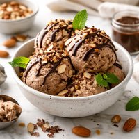 Chocolate Almond Ice Cream No Cooking