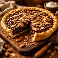 Chocolate Almond Pie Ala Paula Deen