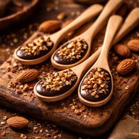 Chocolate Almond Spoons