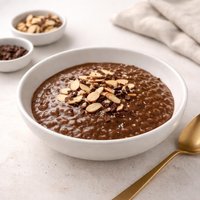 Chocolate Almond Tapioca Pudding Slow Cooker