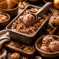 Chocolate Amaretto Ice Cream
