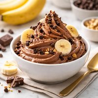 Chocolate and Banana Frozen Yoghurt