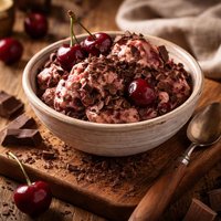 Chocolate and Cherry Dream Delicious Alternative for Ice Cream