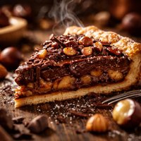 Chocolate and Chestnut Pie