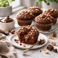 Chocolate and Nutella Surprise Muffins
