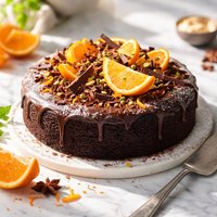 Chocolate and Orange Potato Cake