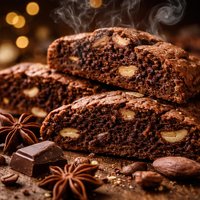 Chocolate Anise Cookies Biscotti