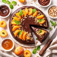 Chocolate Apricot Torte