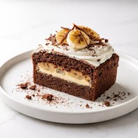 Chocolate Banana Cream Bread