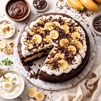 Chocolate Banana Heaven Cake