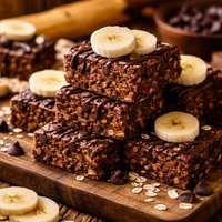 Chocolate Banana Protein Bars