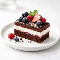 Chocolate Berries Cake with Mascarpone