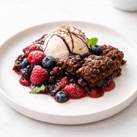 Chocolate Berry Cobbler