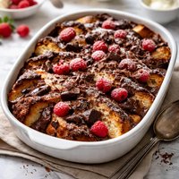 Chocolate Bread and Butter Pudding