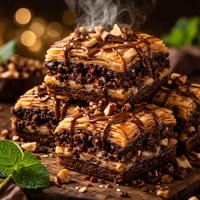 Chocolate Brownie Baklava