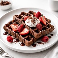 Chocolate Brunch Waffles