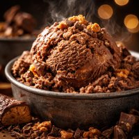 Chocolate Butterfinger Ice Cream
