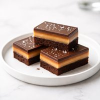 Chocolate Cake Caramel Bars