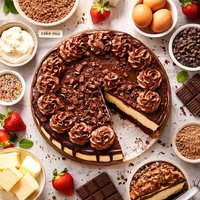 Chocolate Cake Mix Cheesecake