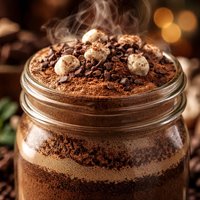 Chocolate Cappuccino Coffee Mix in a Jar