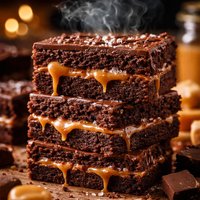 Chocolate Caramel Brownies