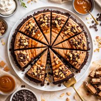 Chocolate Caramel Cheesecake