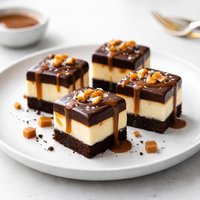 Chocolate Caramel Cheesecake Bites