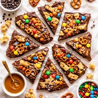 Chocolate Caramel Cookie Bark