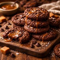 Chocolate Caramel Cookies