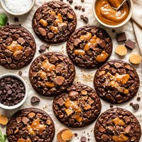 Chocolate Caramel Dream Cookies