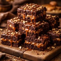 Chocolate Caramel Picnic Brownies