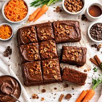 Chocolate Carrot Cake with Chocolate Cream Cheese Icing