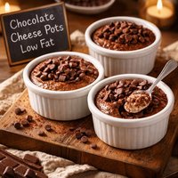 Chocolate Cheese Pots Low Fat
